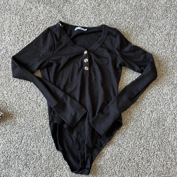 Culture Code Black knit body suit size large - Picture 1 of 4
